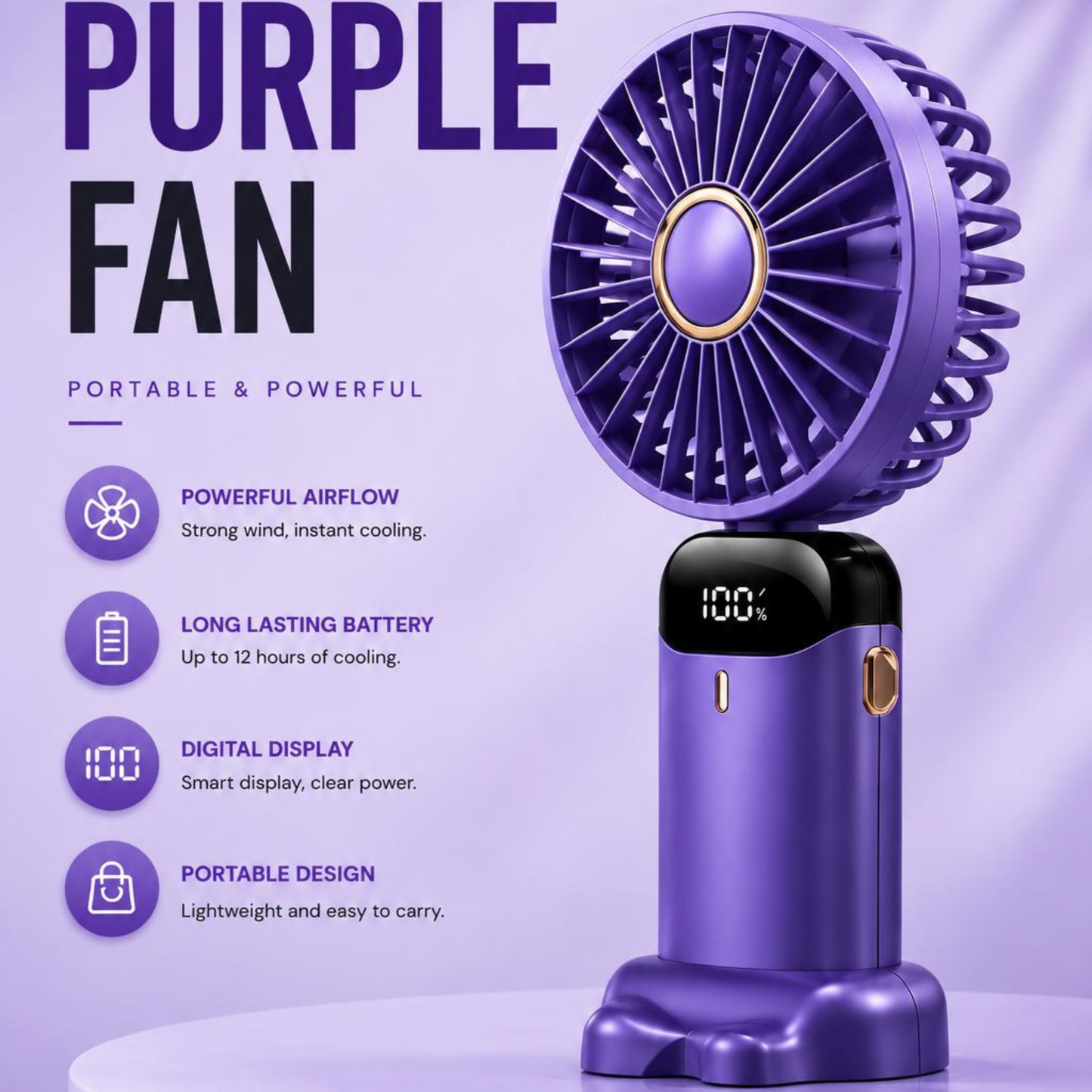 LUMIBREEZE™ PORTABLE FAN