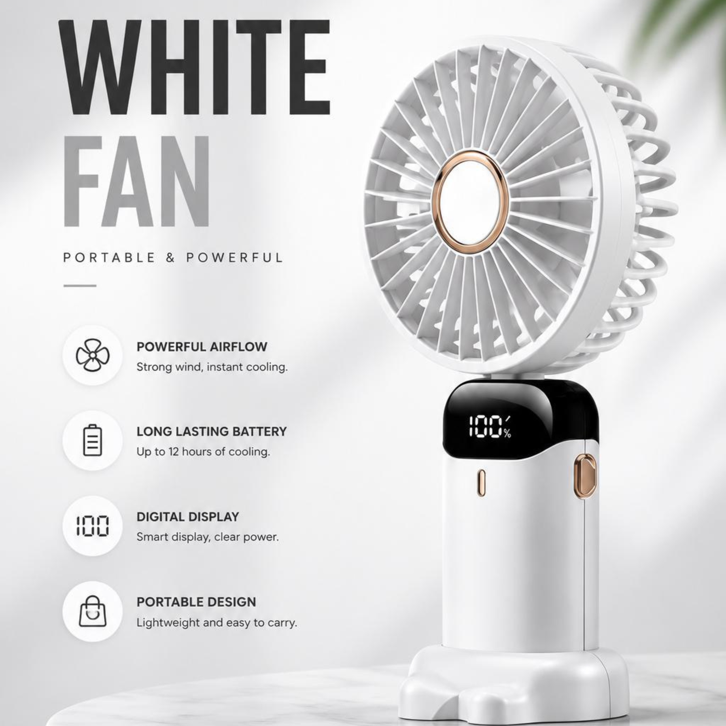LUMIBREEZE™ PORTABLE FAN