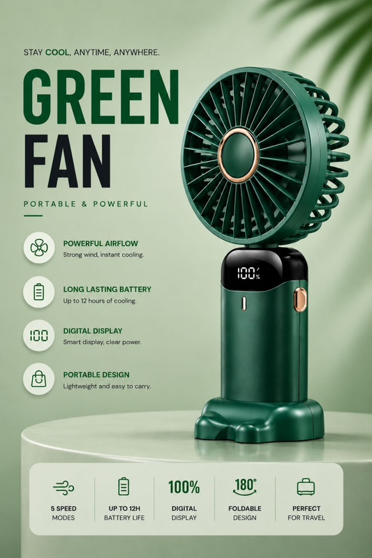LUMIBREEZE™ PORTABLE FAN